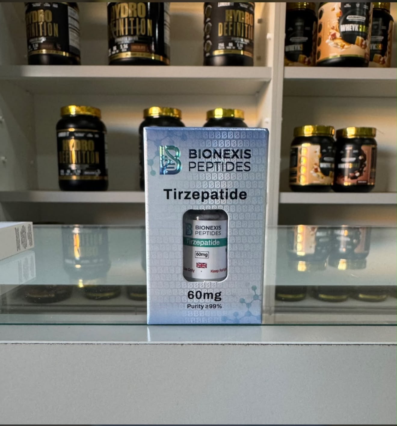 Caixa Bionexis Peptides Tirzepatide 60 mg com pureza acima de 99%